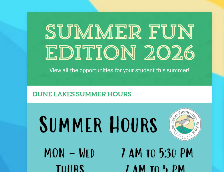 summer fun scoop