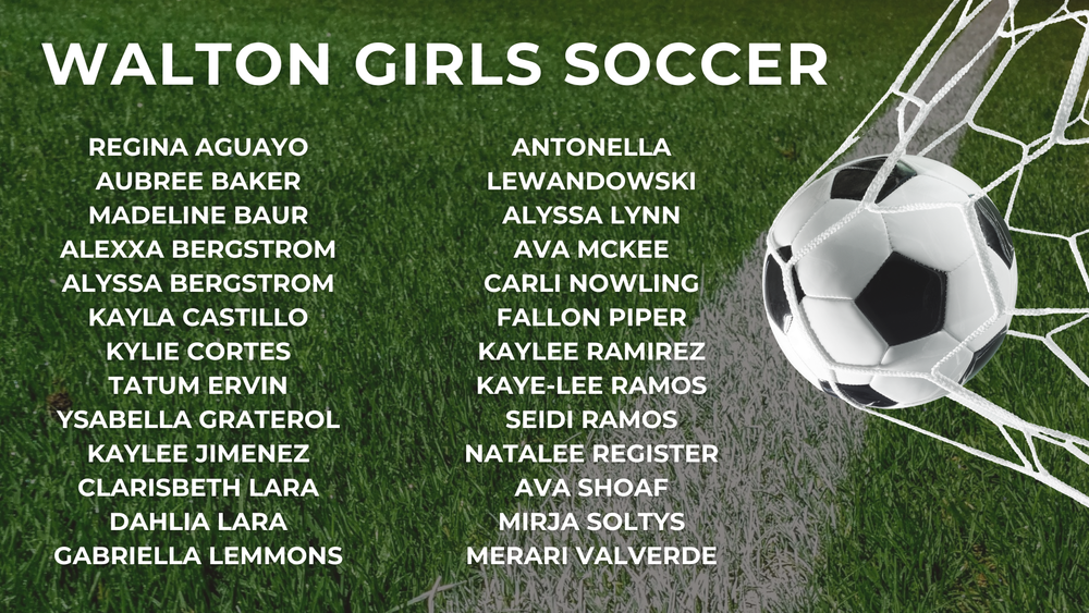 Girls Soccer Roster