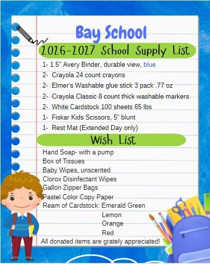 Supply List 2026-27