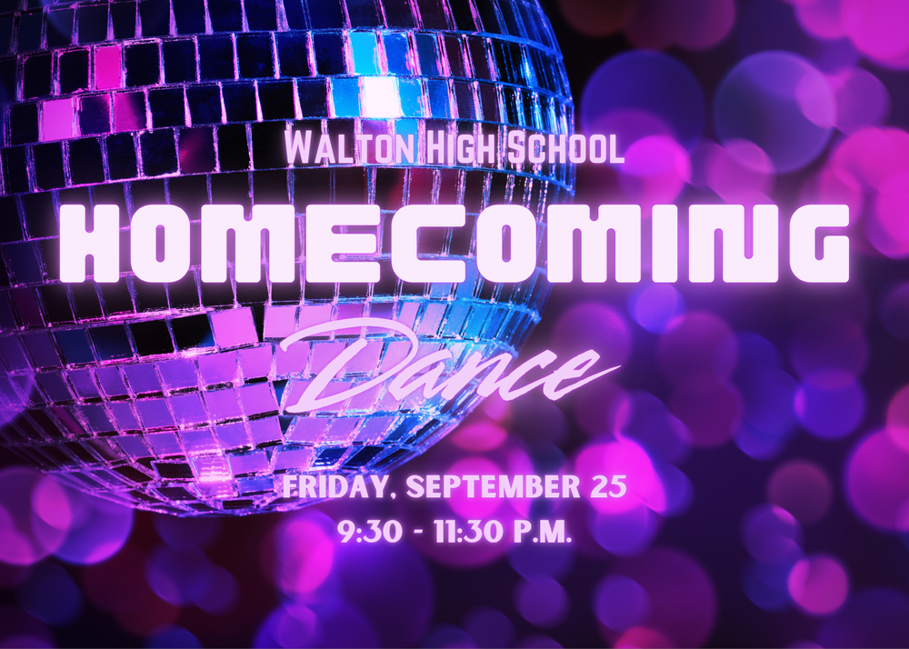 Homecoming Dance - Sept. 25, 2026