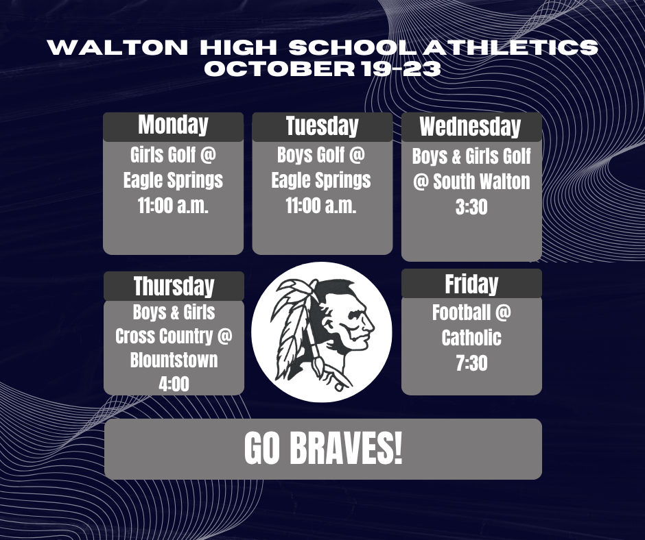 Braves Athletics - Oct. 19-23, 2026
