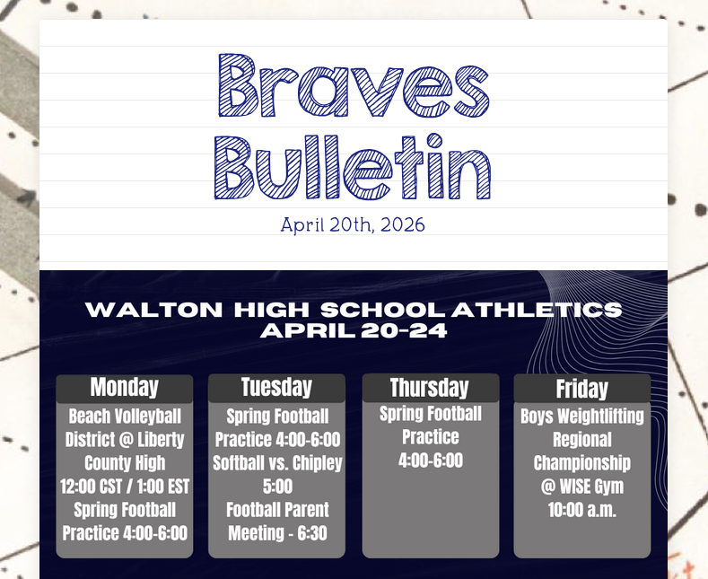 Braves Bulletin - April 20, 2026