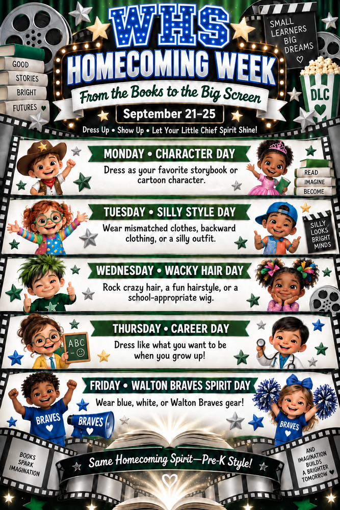 Homecoming Week Dress-Up Days → Días de Vestimenta de la Semana de Homecoming
