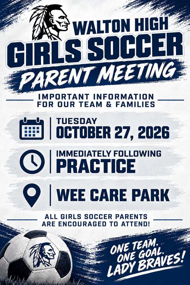 Soccer Parent Meeting - Oct. 27, 2026