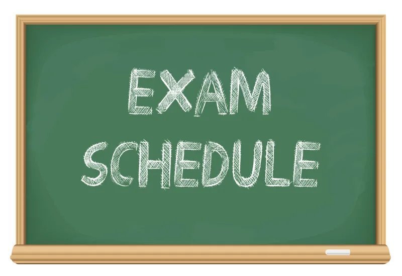 Exam Schedule