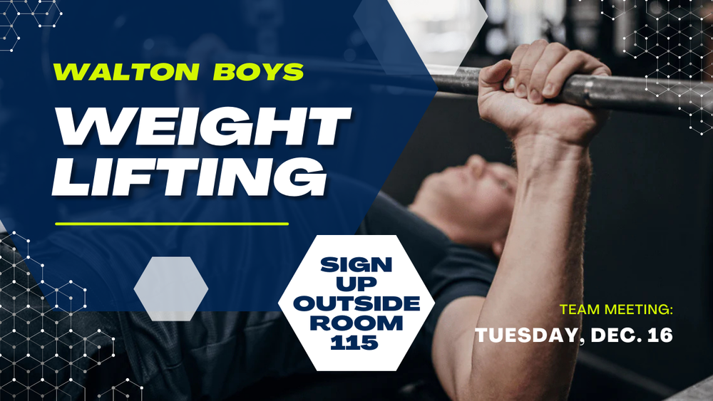 Boys Weightlifting - Sign Up 2025