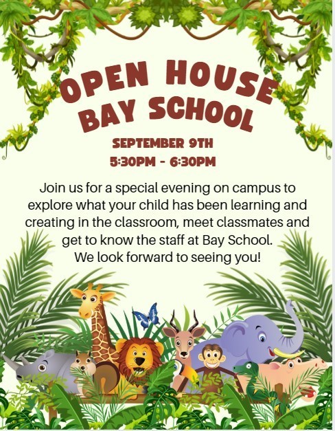 Open House Sept 9