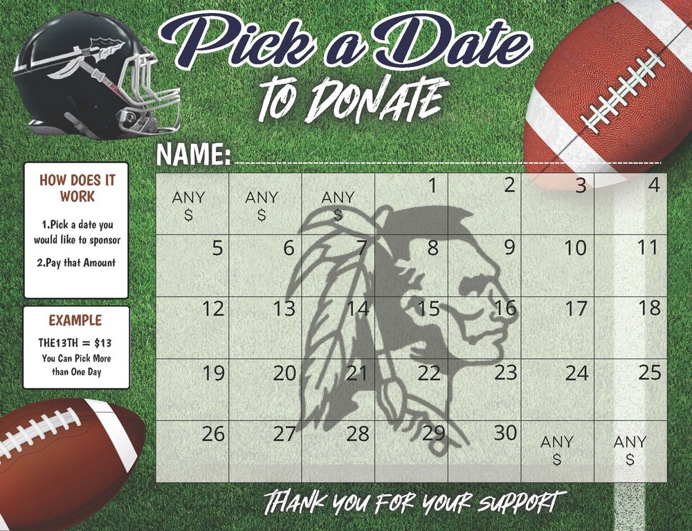 Football Fundraiser - April 2026