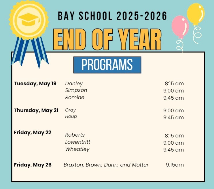 End of Year Programs