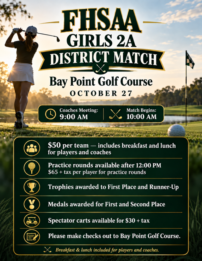 Girls Golf - Oct. 27, 2026