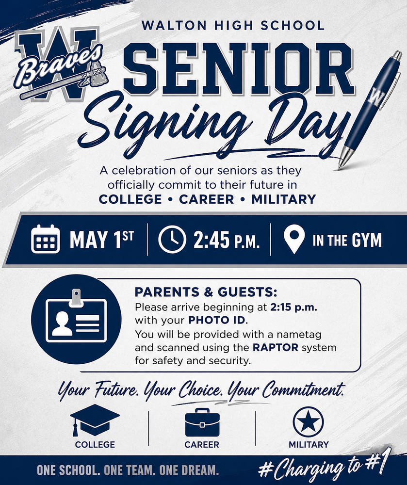 Senior Signing Day - May 1, 2026