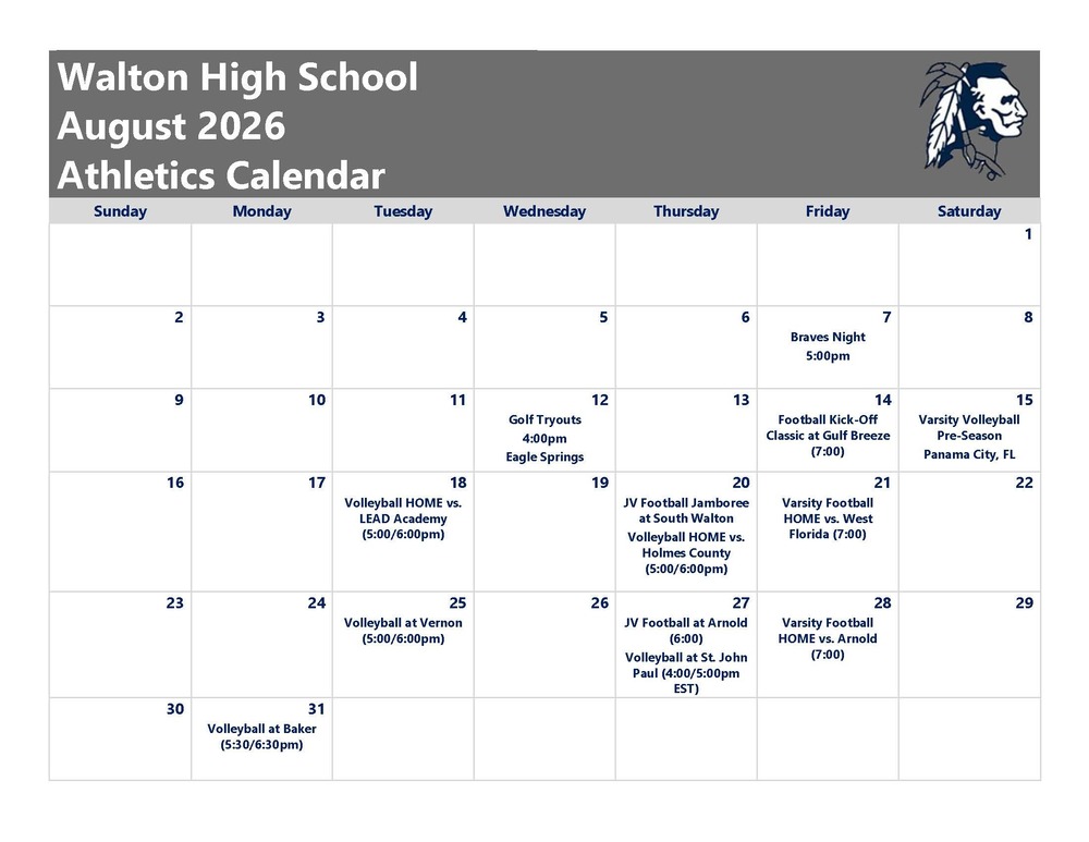 August Athletics