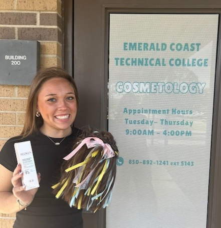 Cosmetology student fantasy hair competition winner!
