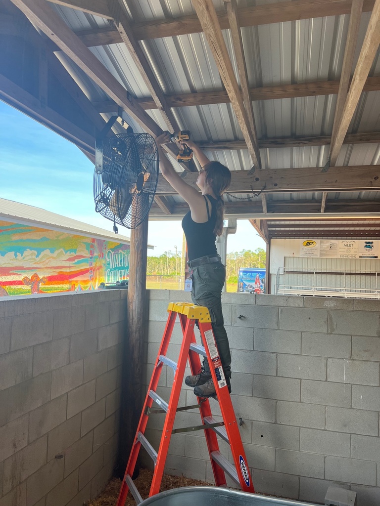 ECTC Electricity students working at The Fair!