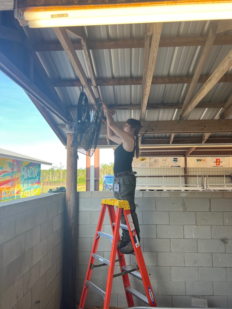 ECTC Electricity students working at The Fair!