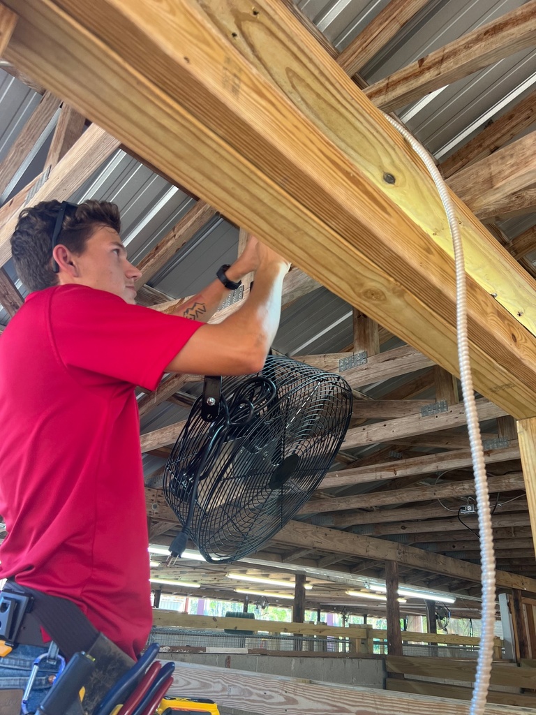 ECTC Electricity students working at The Fair!