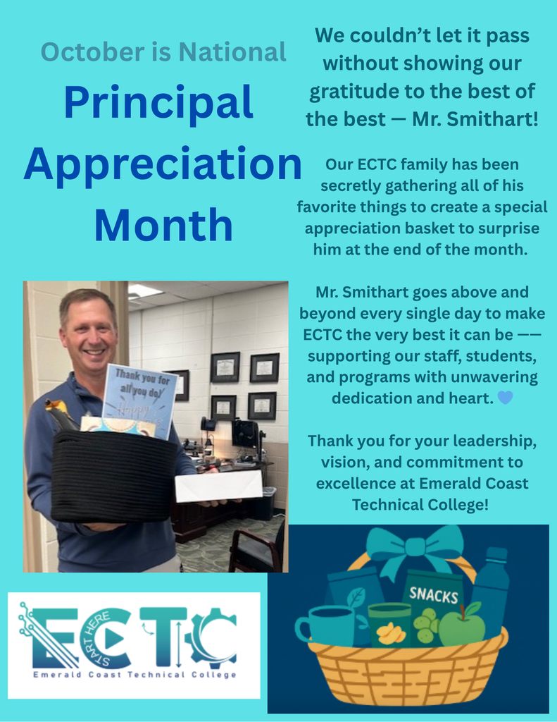 October is National Principal Appreciation Month