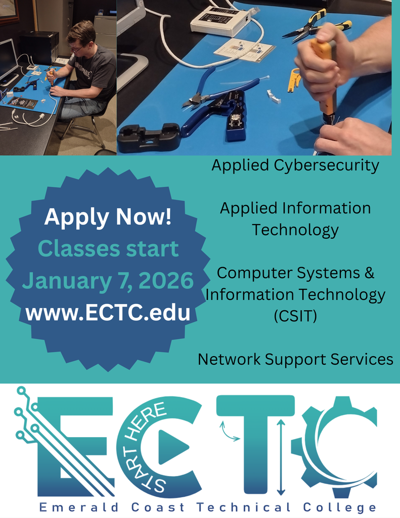 Enrolling now at ECTC!
