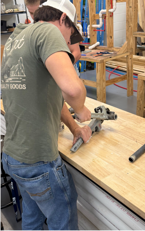 Plumbing Students at ECTC!