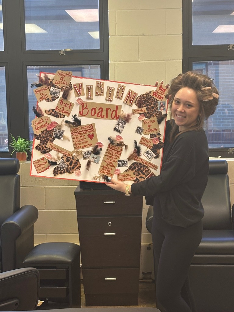 Dream Boards Created by ECTC Cosmetology Students