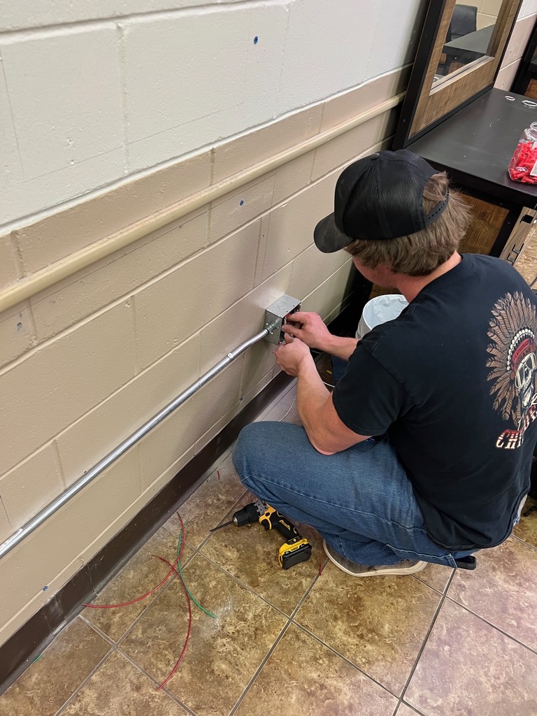 Electricity students working at ECTC