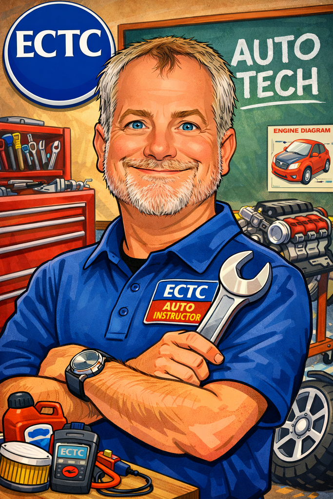 ECTC staff caricature