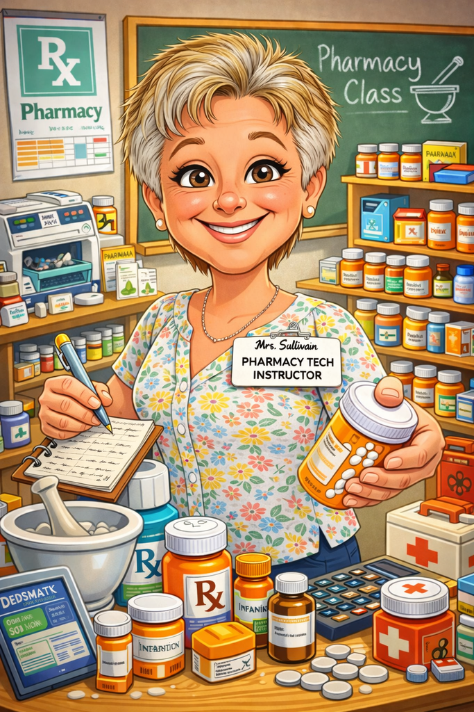 ECTC staff caricature