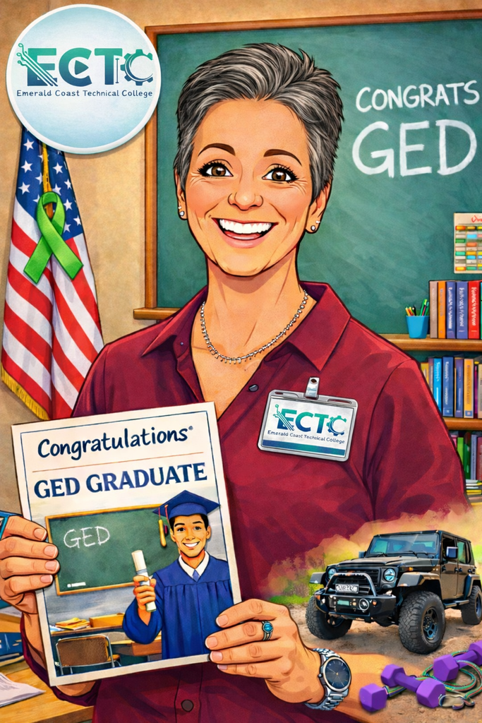 ECTC staff caricature