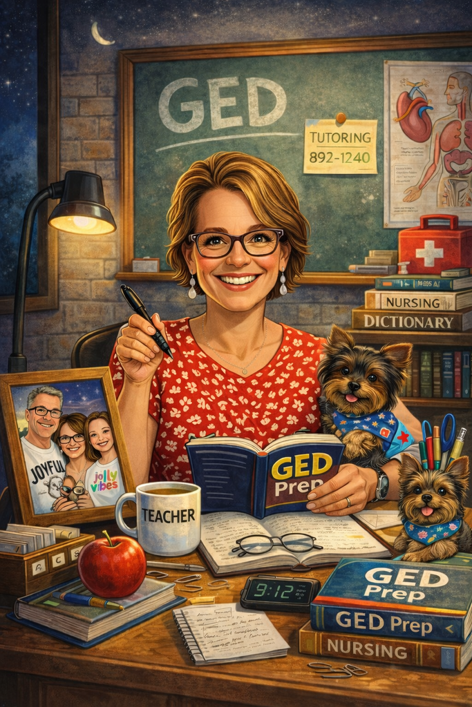 ECTC staff caricature