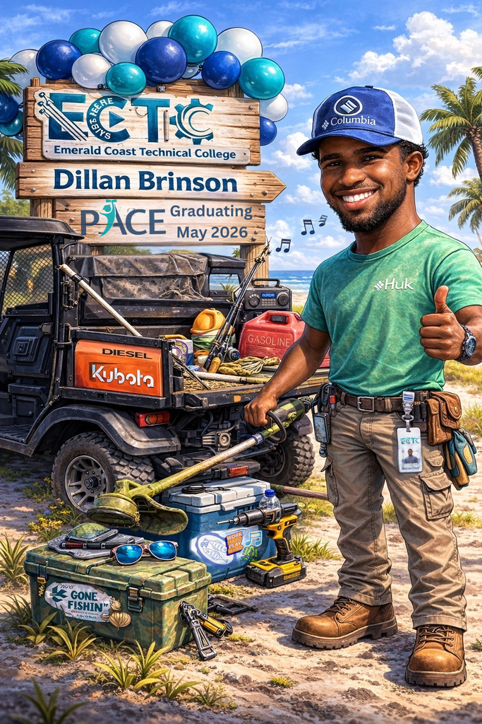 ECTC staff caricature