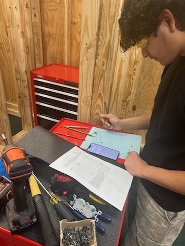 Electricity students at ECTC