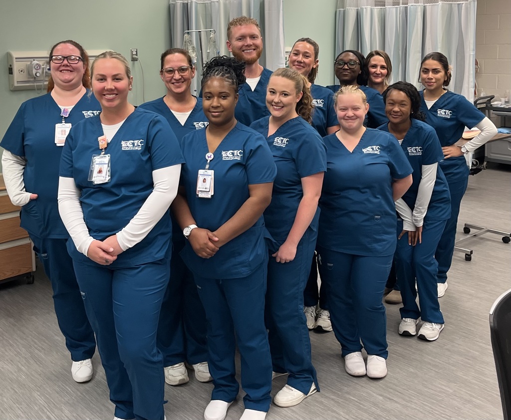 Students in Mrs. Whitfield’s Practical Nursing class at Emerald Coast Technical College