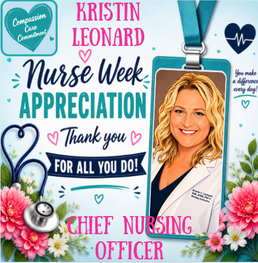 Thank you, Nurse Leonard!
