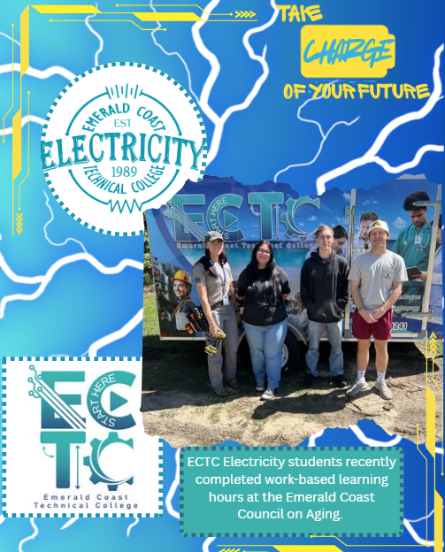 Electricity students at ECTC