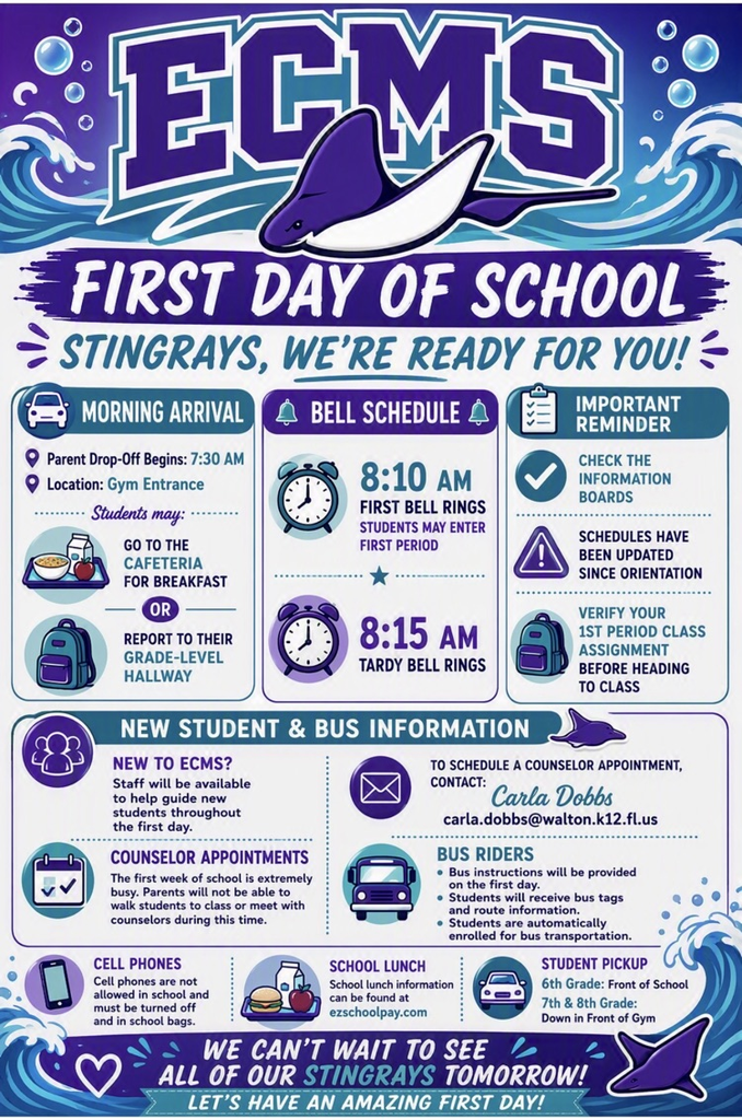 First Day Reminders