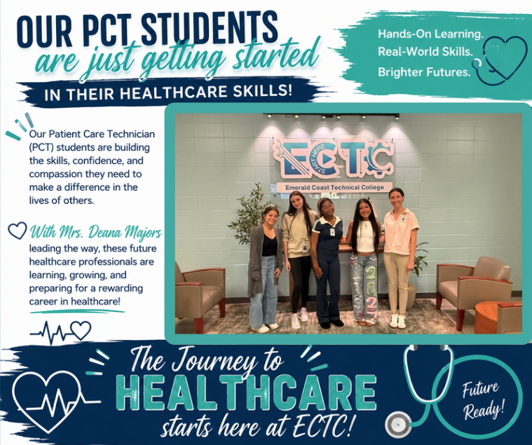 PCT Students getting started at ECTC