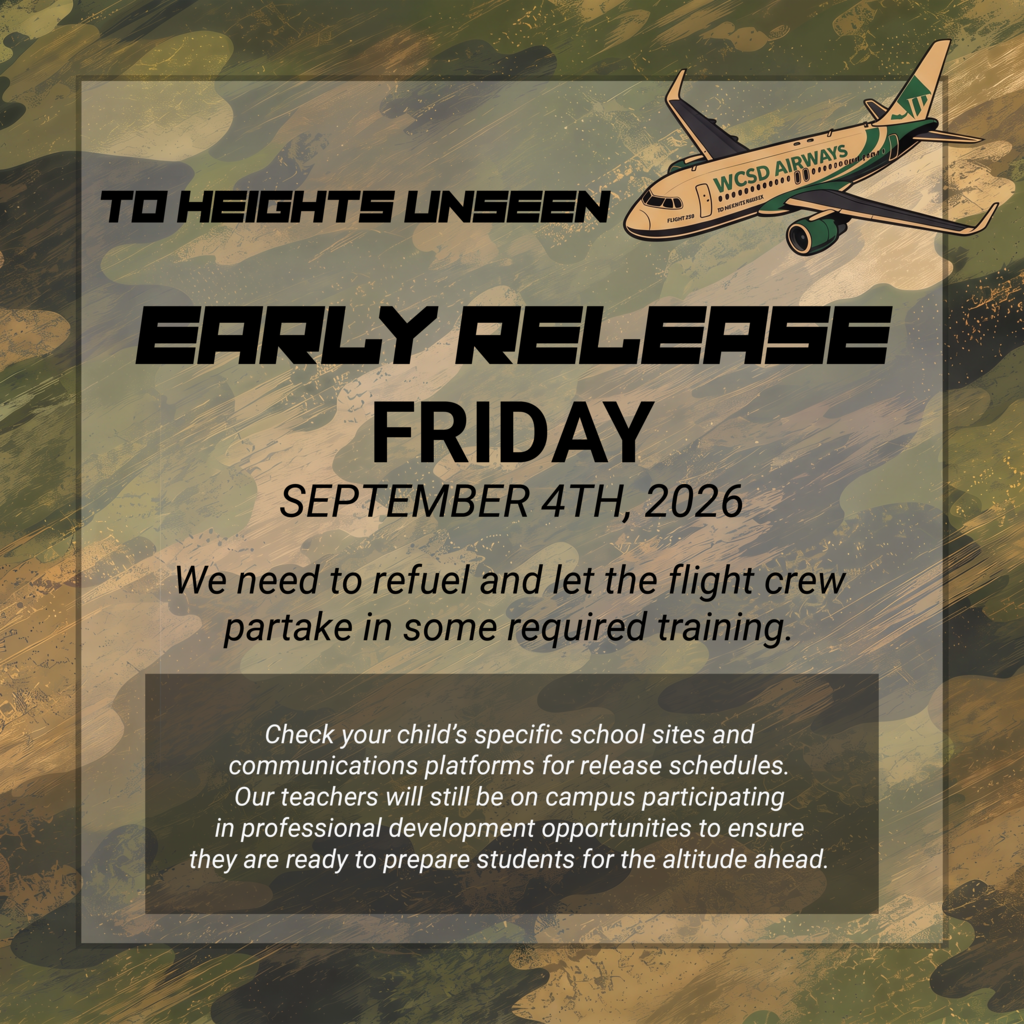 Early release reminder 