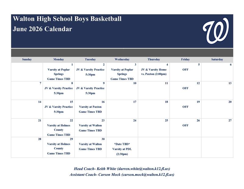 Boys Basketball - June 2026