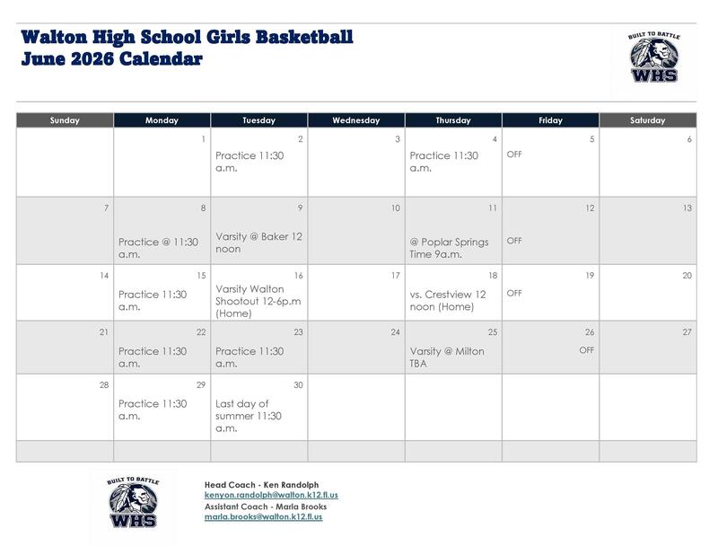 Girls Basketball - June 2026