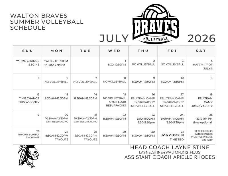 Volleyball - July 2026