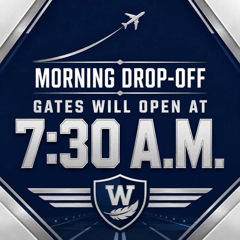 Drop Off @ 7:30 a.m.