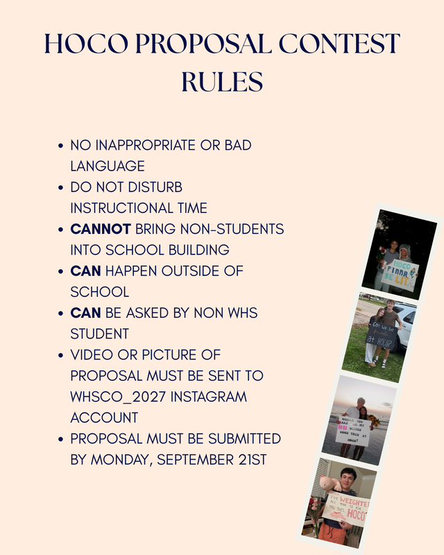 Homecoming Proposal Contest - Sept. 2026