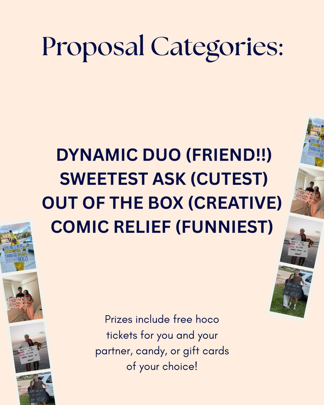 Homecoming Proposal Contest - Sept. 2026