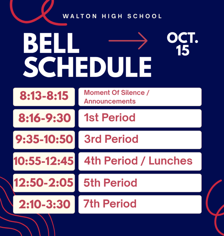 Bell Schedule - Oct. 15, 2026