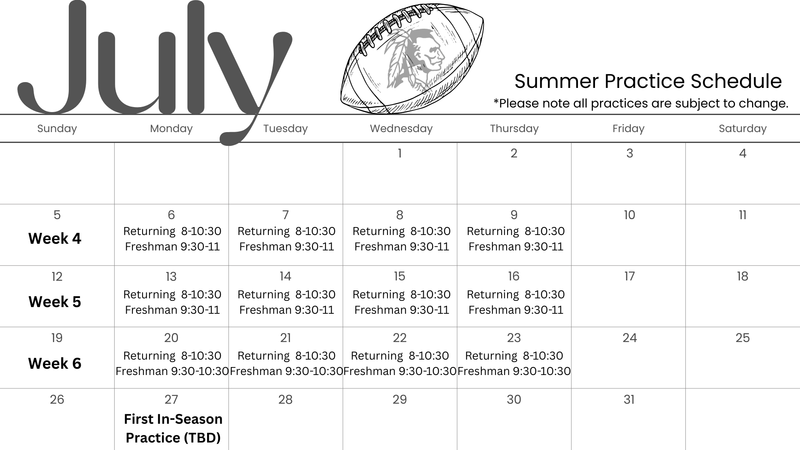 Football - July 2026