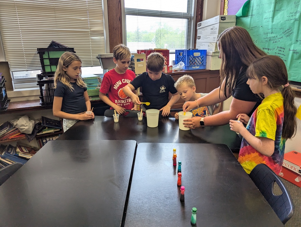 Camp Walworth making slime