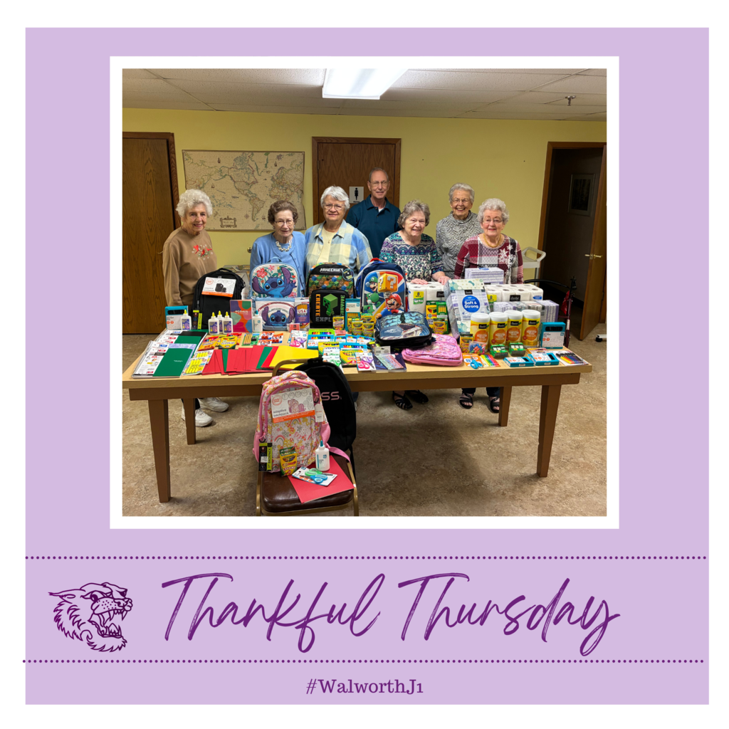 Thankful Thursday ~ School Supplies Golden Years
