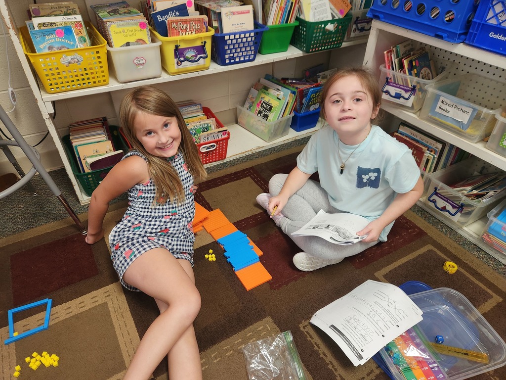 Mrs. Niemuth's 3rd graders enjoyed kicking off Math this school year with reviewing Place Value.