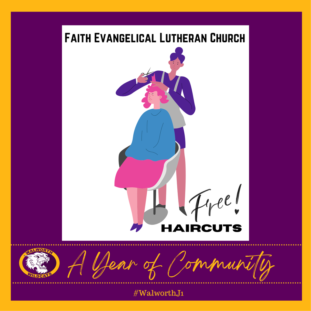 A Year of Community ~Faith Evangelical Lutheran Church Free Haircuts