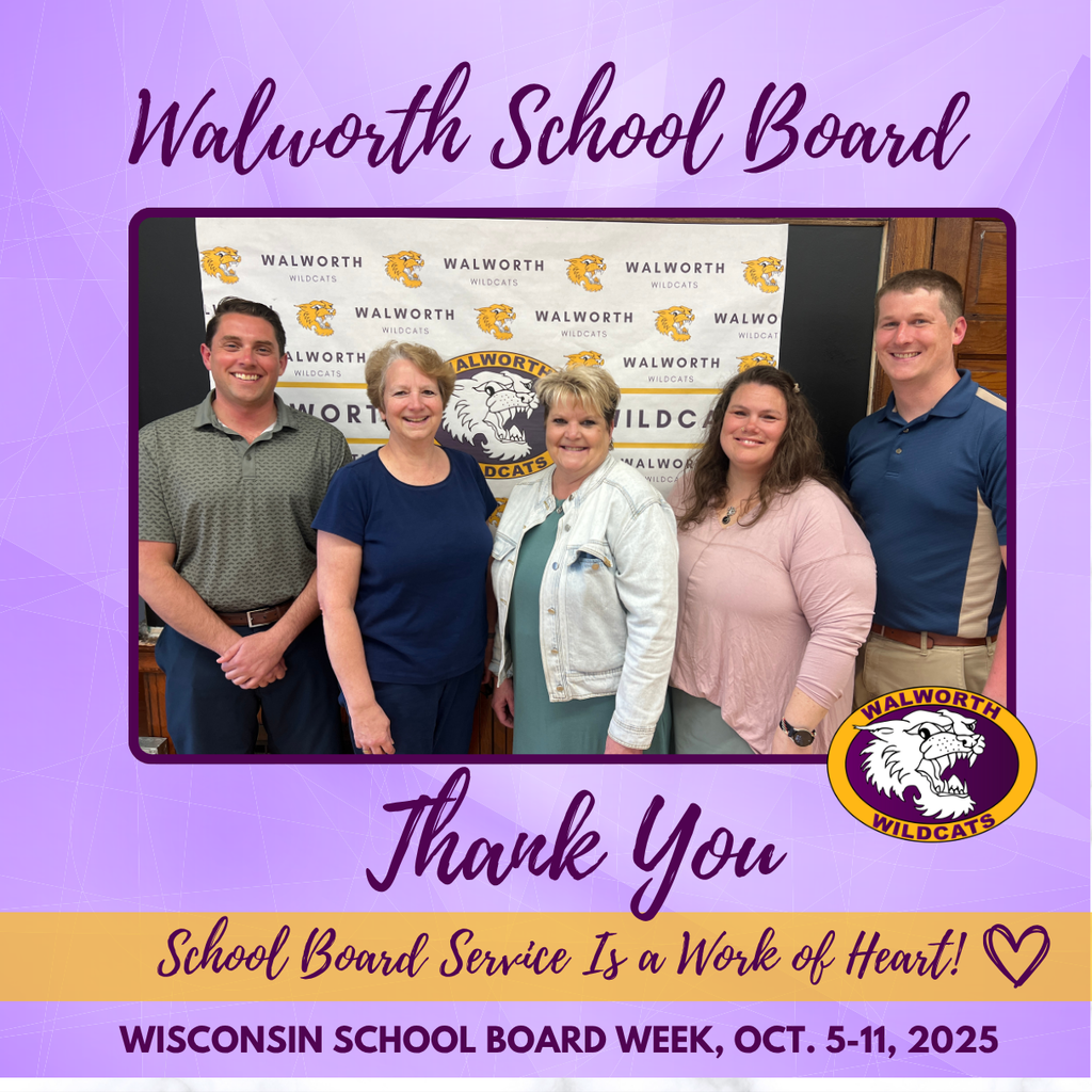 Walworth School Board 2025-2026